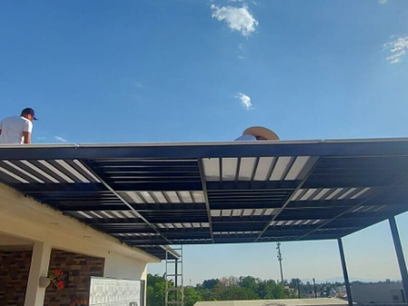 Pergola aluminio Mexico ,,.
