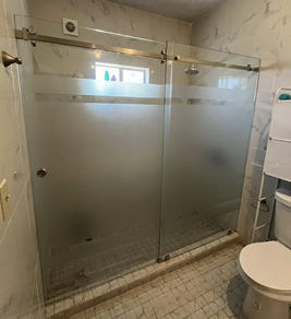 Ducha con Puerta Corrediza de Vidrio MÉXICO