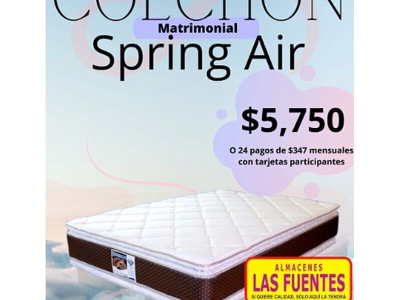 Colchón matrimonial Spring Air 