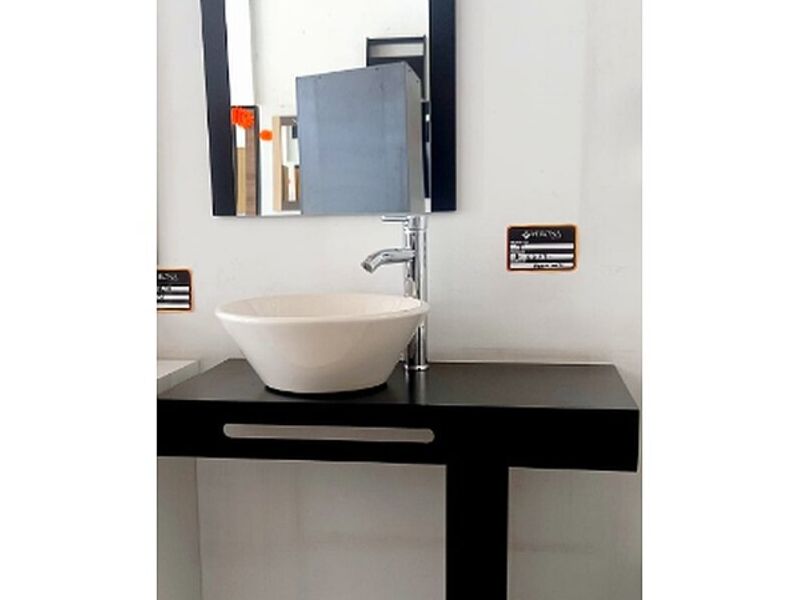 Tocador baño negro
