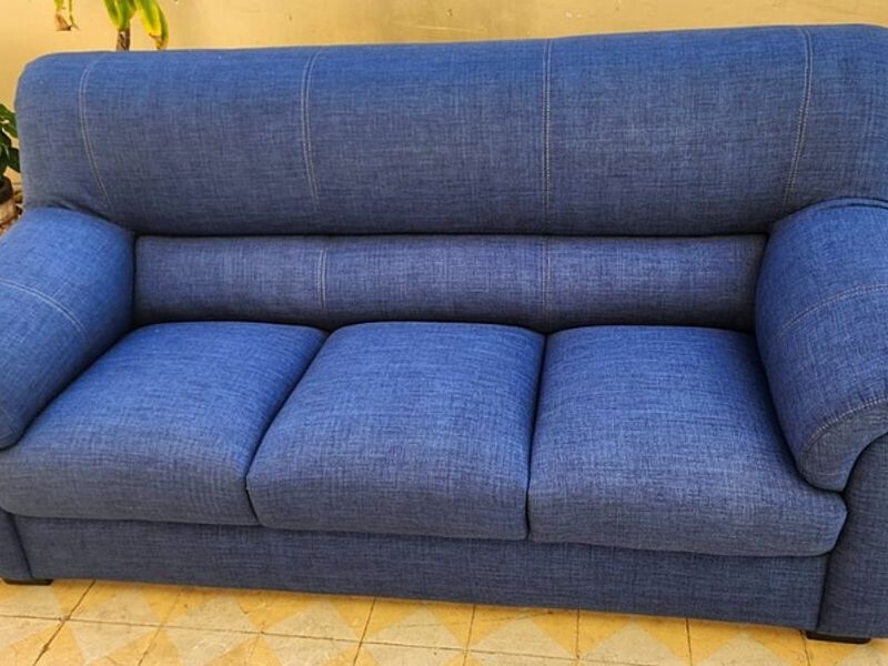 Sillón Tapizado Tela Lino Veracruz