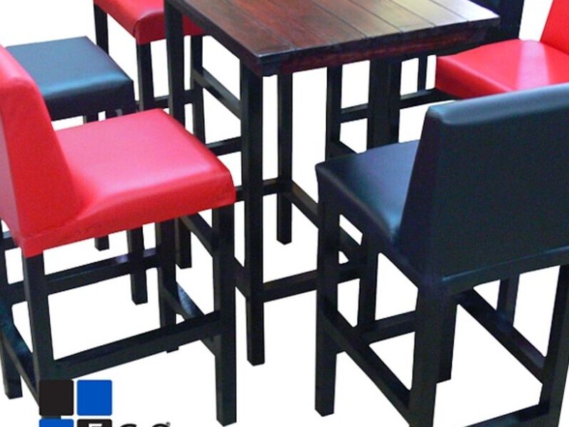 Mesas de Comedor Rojo y Negro México