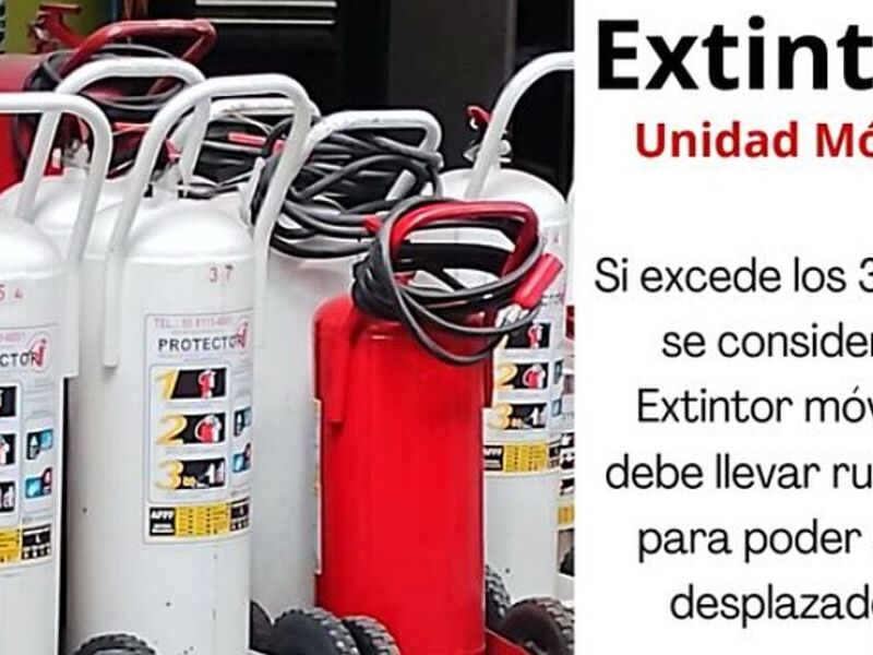 Extintor Unidad Movil -México