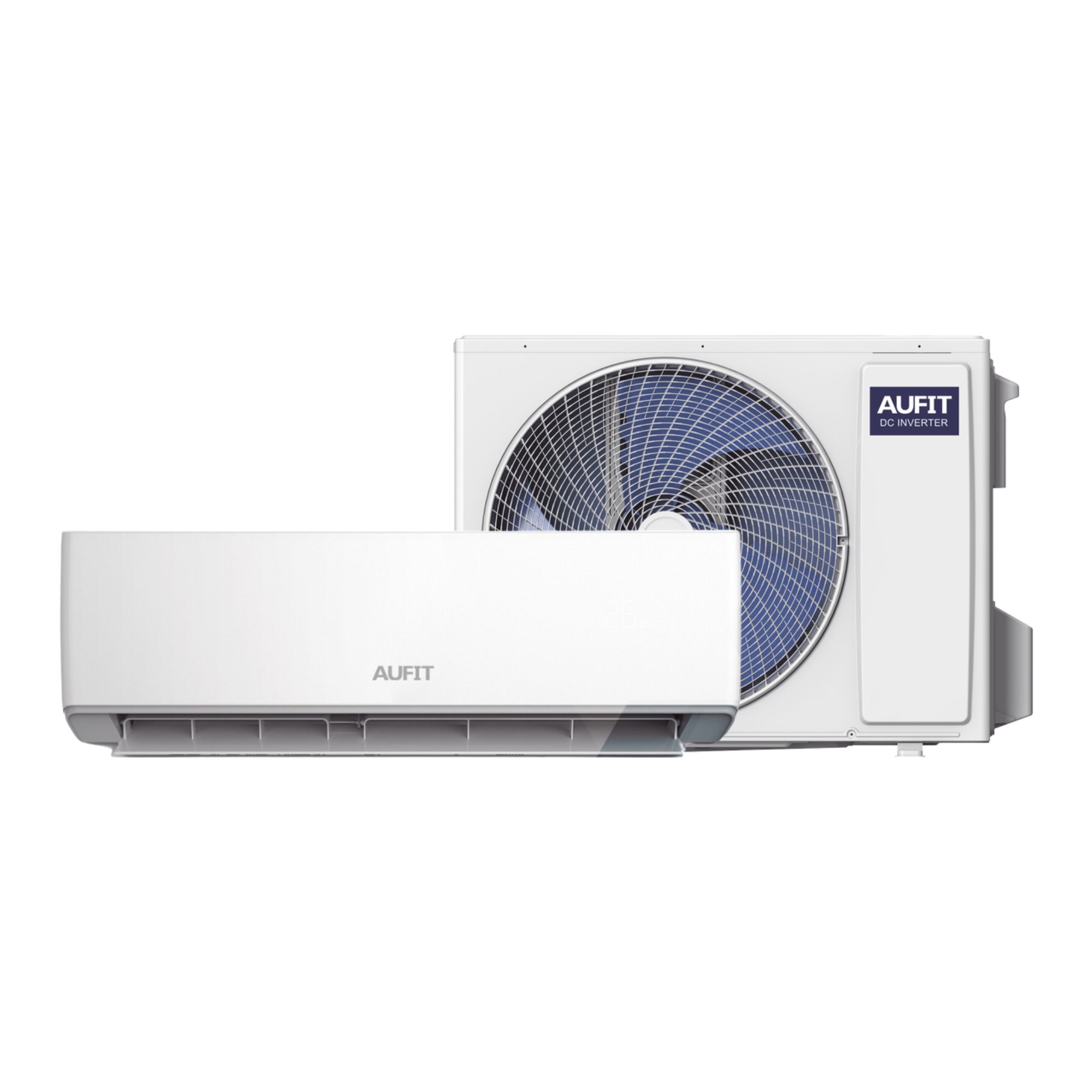 Minisplit Inverter Aufit de 1 Tonelada, 12,000 BTU, solo Frío, 110V, Wi-Fi, Blanco