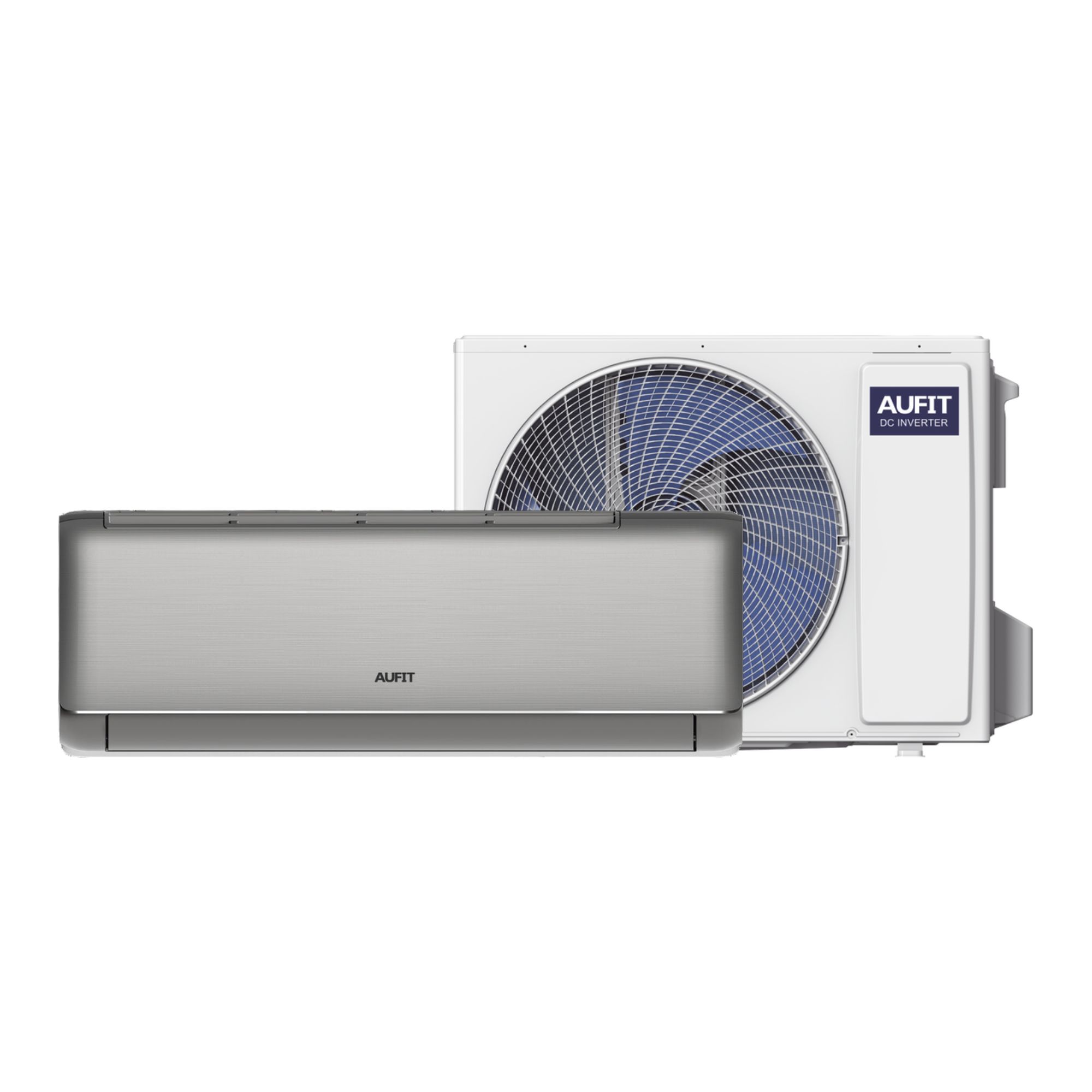 Minisplit Inverter Pro Aufit de 1 Tonelada, 12,000 BTU, Frío y Calor, 220V, Wi-Fi, Gris