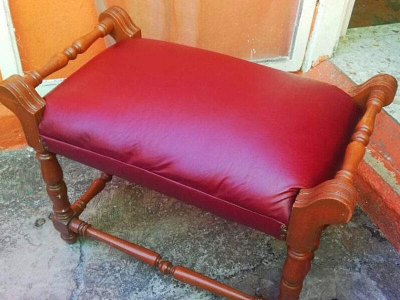 Silla individual color rojo México