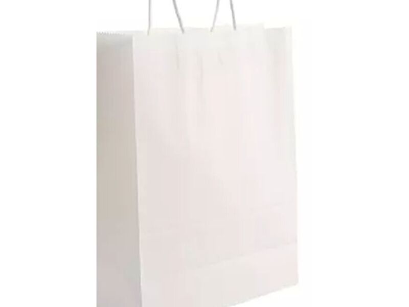 Bolsas papel Kraft blanco