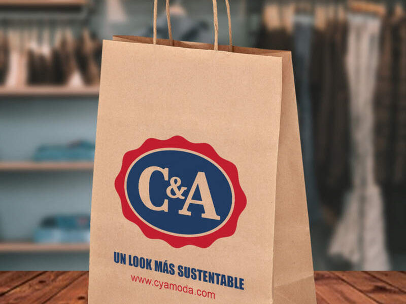 BOLSAS PAPEL KRAFT ASAS PAPEL TORCIDO