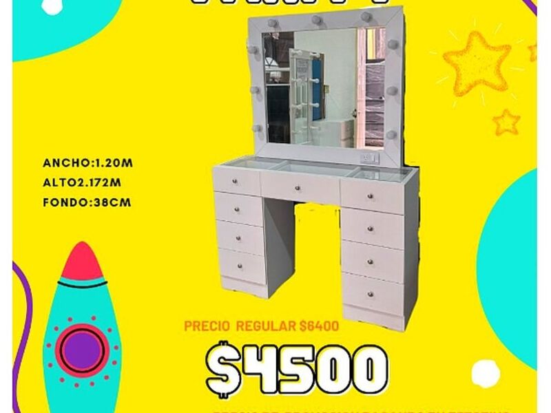 Vanity mediana blanca México