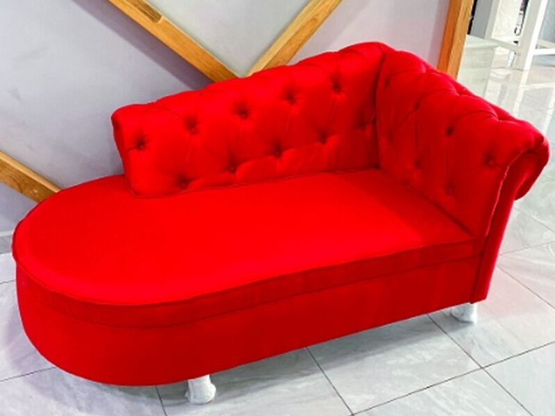 Sillón cama rojo