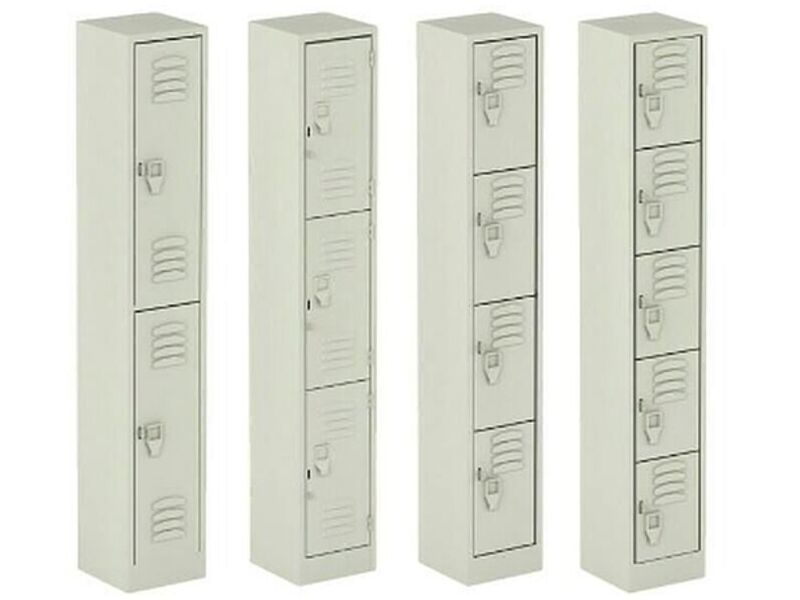 Locker plateado escolar