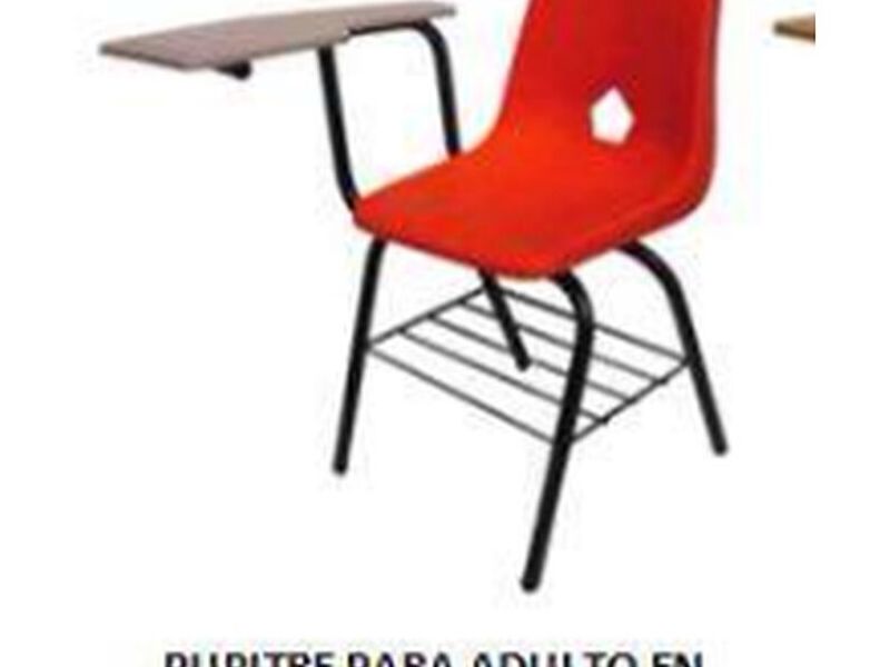 Silla polipropileno rojo 