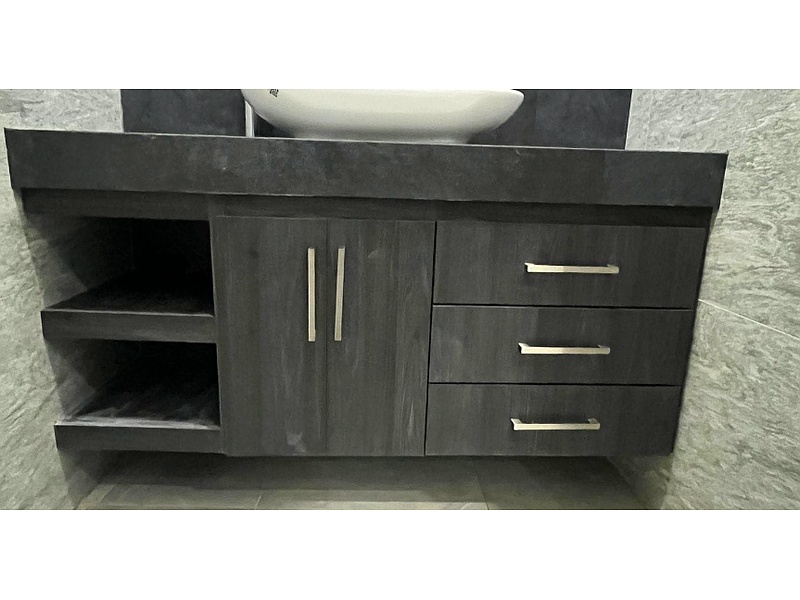 Mueble Baño Negro Chihuahua Md muebles