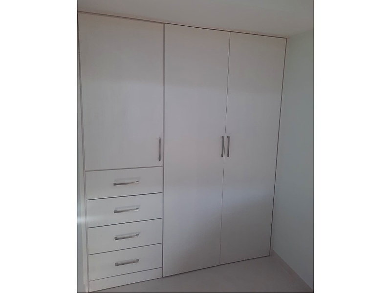 Clóset Ropero Simple Blanco Chihuahua Md muebles