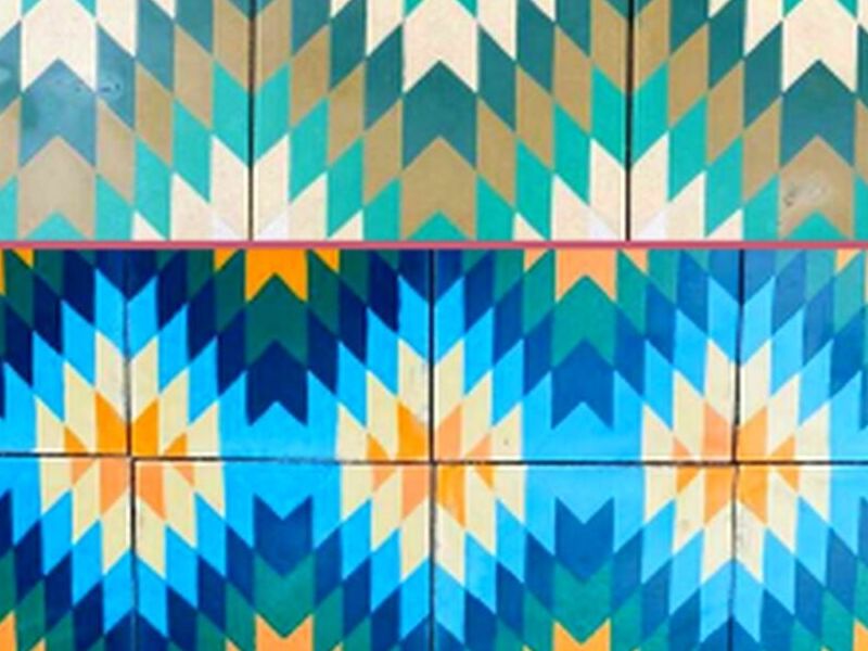 Mosaicos Cuadrados Azteca