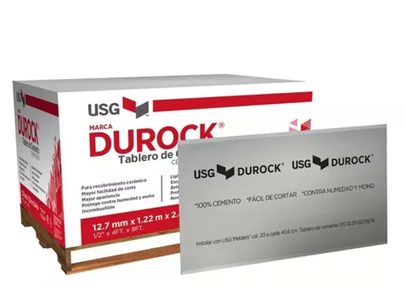 Hojas de Panel Durock Forte 