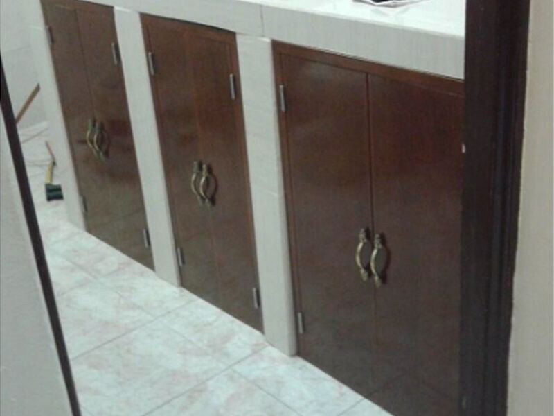Mueble baño color nogal México