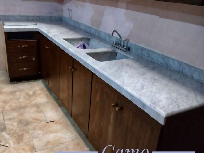 Diseño Cocina Mármol Madera Oax
