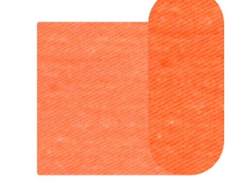 Tela pique peinado naranja 9017 Mexico