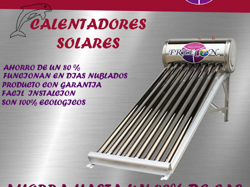 CALENTADOR SOLAR DE 1 A 2 PERSONAS