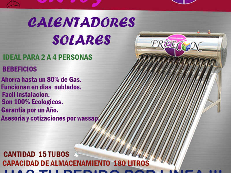 CALENTADOR SOLAR  SR-15Y