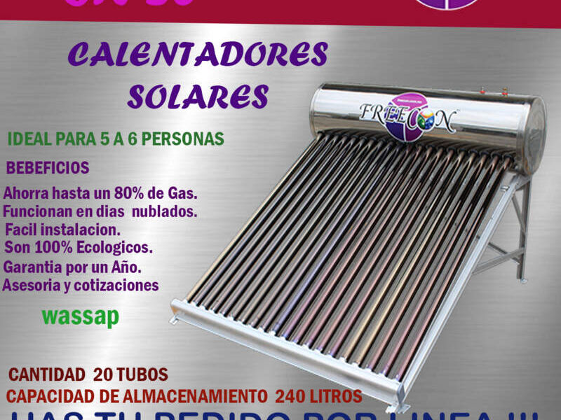CALENTADORES SOLARES  SR-20