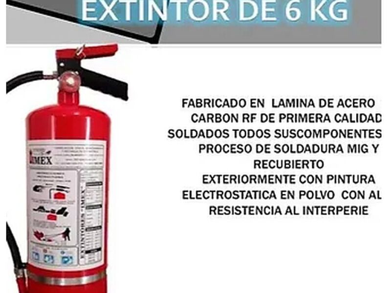 Extintor IMEX de 6 kg México