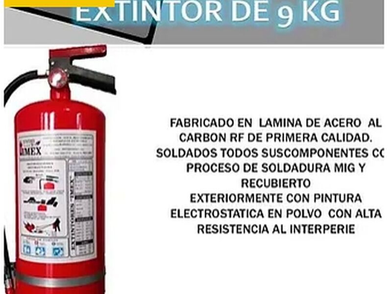 Extintor IMEX de 9 kg México