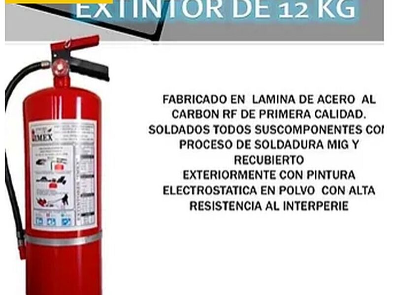 Extintor IMEX de 12 kg México