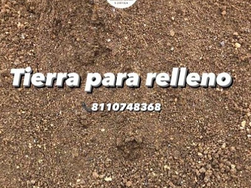 TIERRA PARA RELLENO POR METROS O VIAJE MEXICO