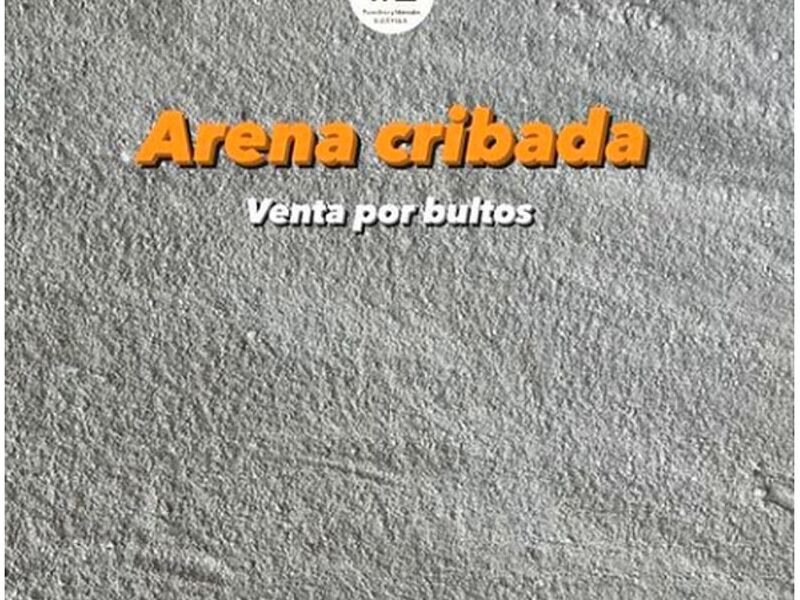 ARENA FINA O CRIBADA EN BULTOS MEXICO