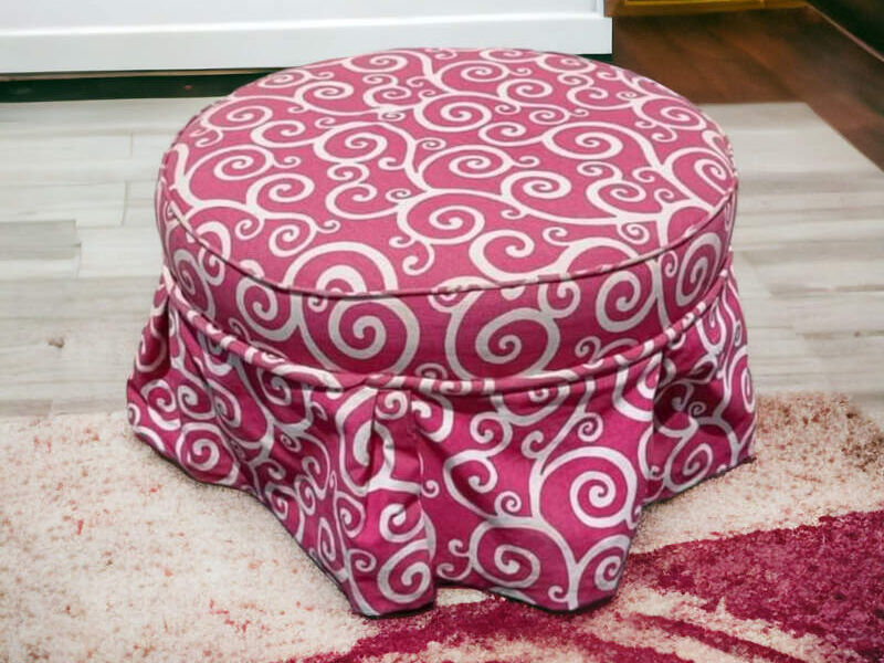 Silla Decorativa Circular Rosa Oax