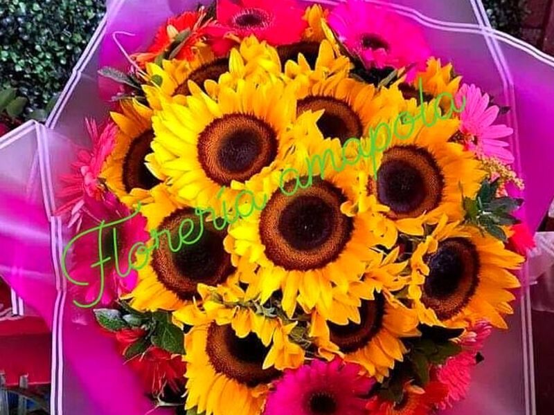 Florero Girasoles Mexico