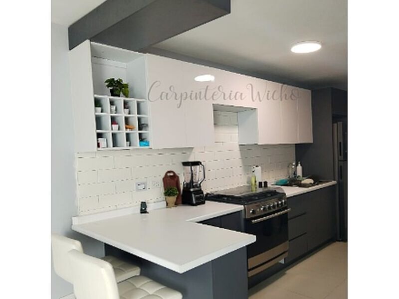 Cocina integral bicolor México 