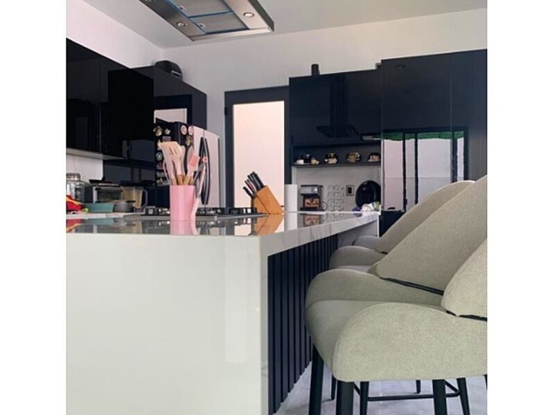 Mueble blanco cocina México