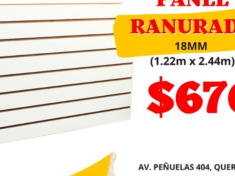 Panel ranurado México