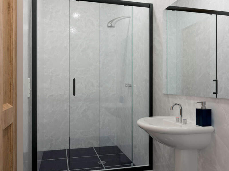 Puertas cristal baños méxico