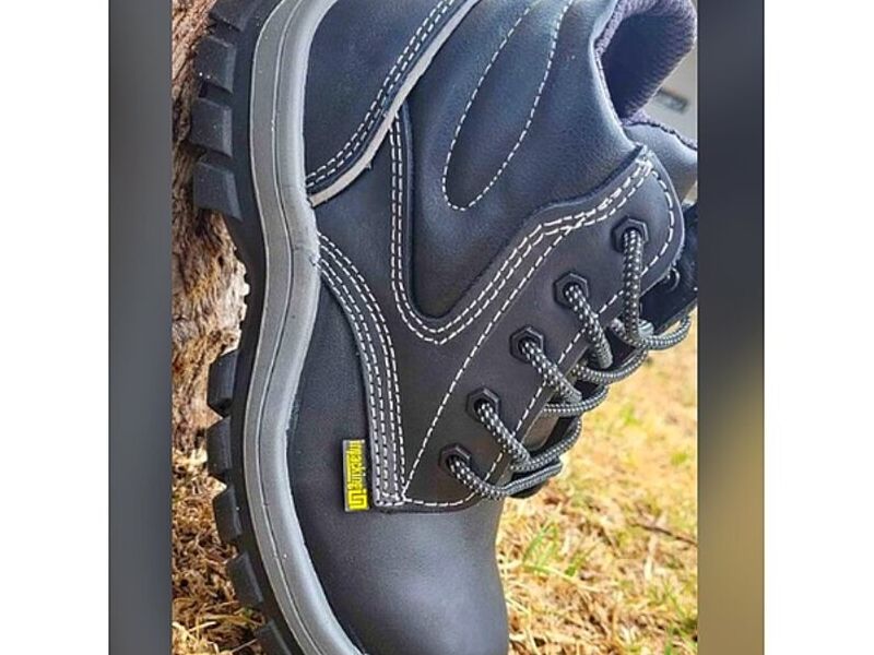Bota industrial gris México