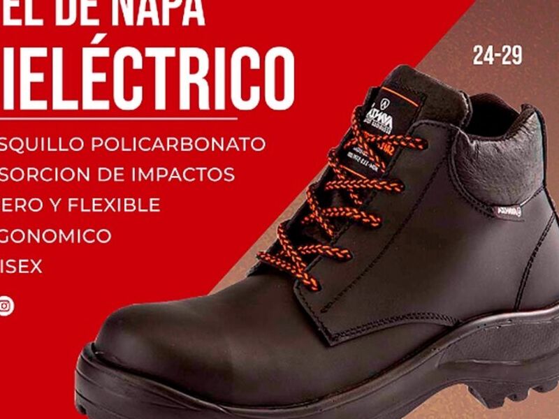 Bota piel de napa dieléctrico México