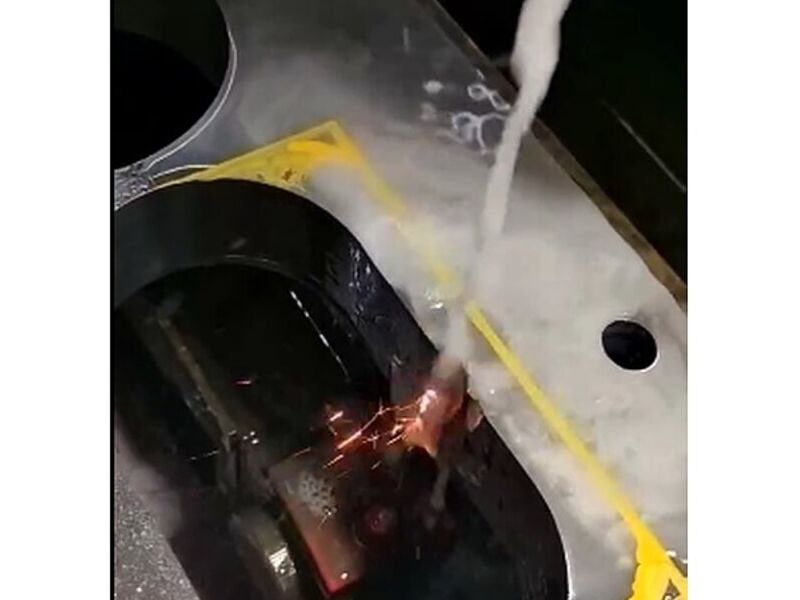 Ampliación de oblongo en acero inoxidable Mx
