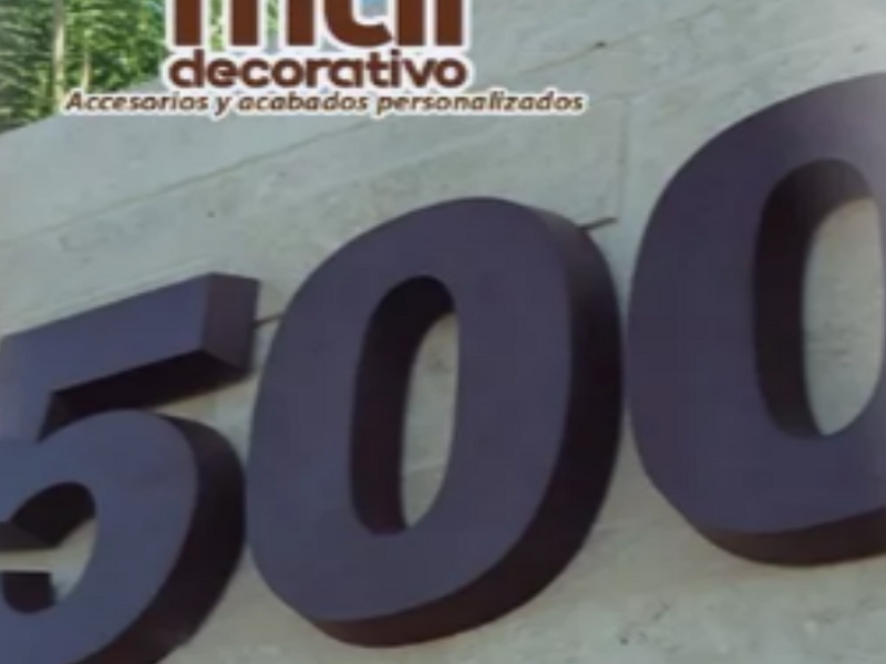Numeros residenciales Mexico