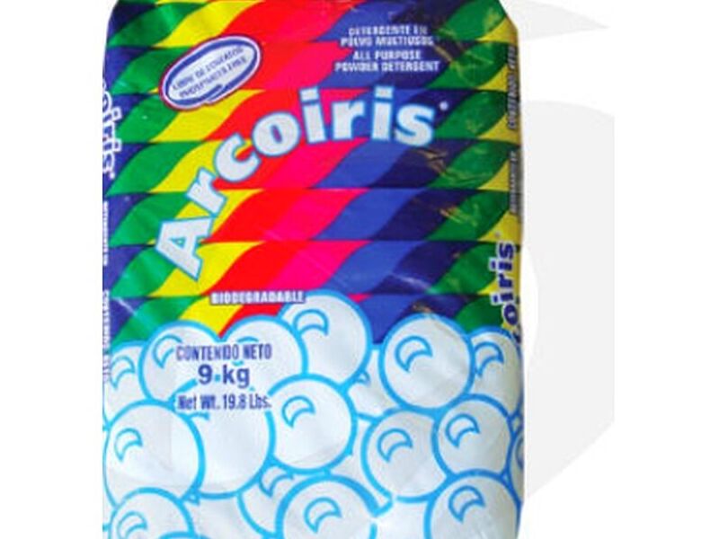 Detergente en polvo Arcoiris 9 Kg