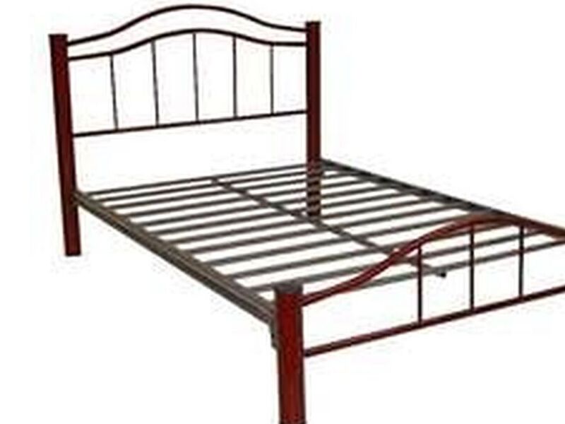 Cama de fierro 1 plz marrón México