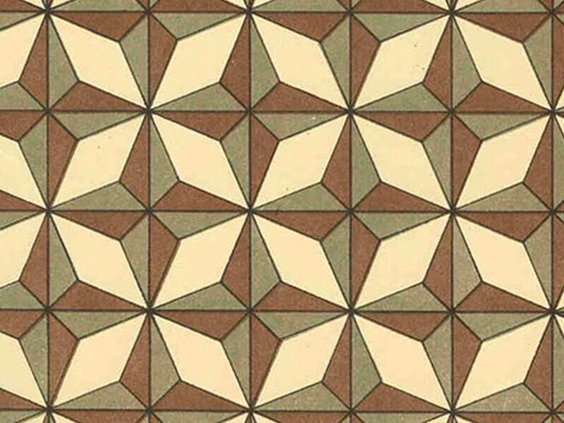 Mosaico moderno geométrico México 