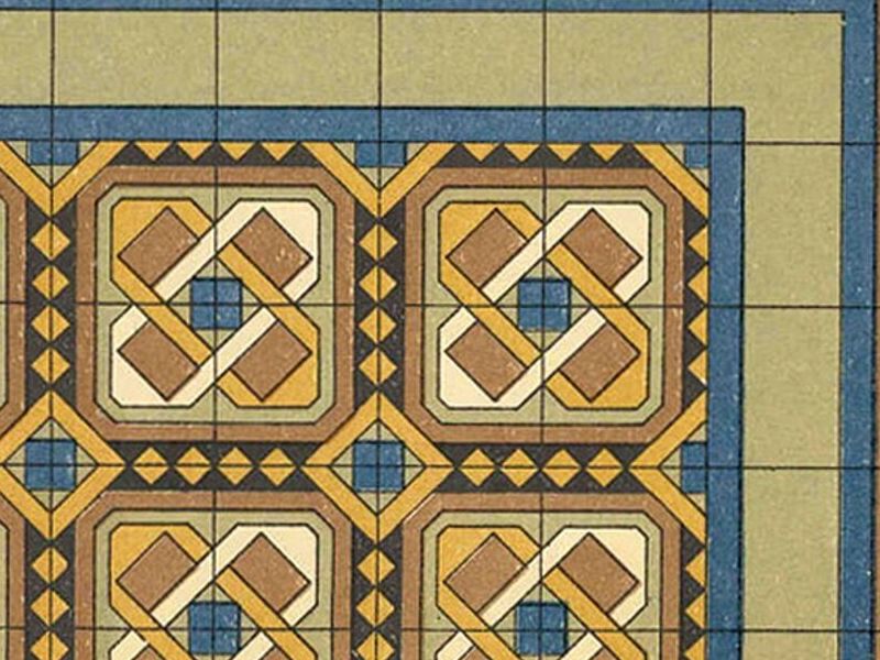 Mosaico cenefa México 