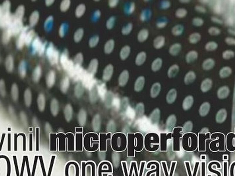 Vinil microperforado México