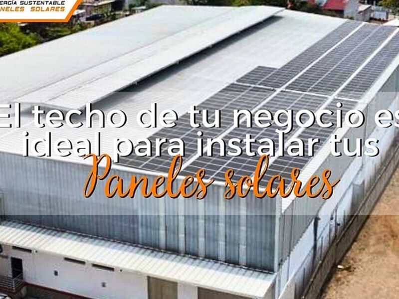 Paneles solares industriales -México