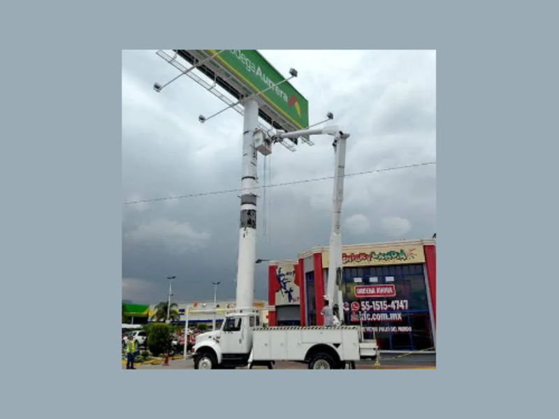 Grua articulada Mexico