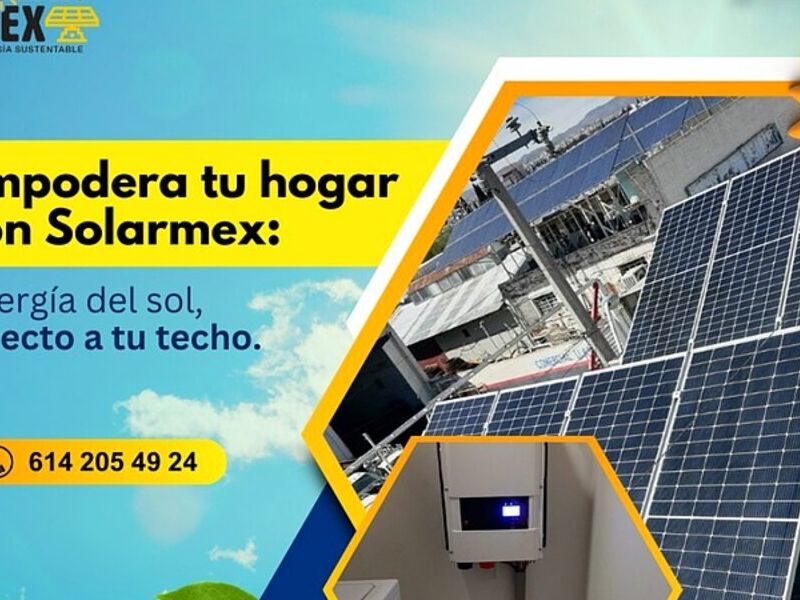 Paneles solares residenciales-México