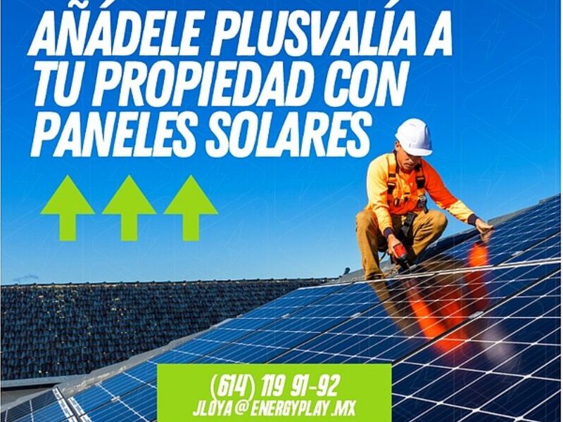 Paneles solares industriales -México